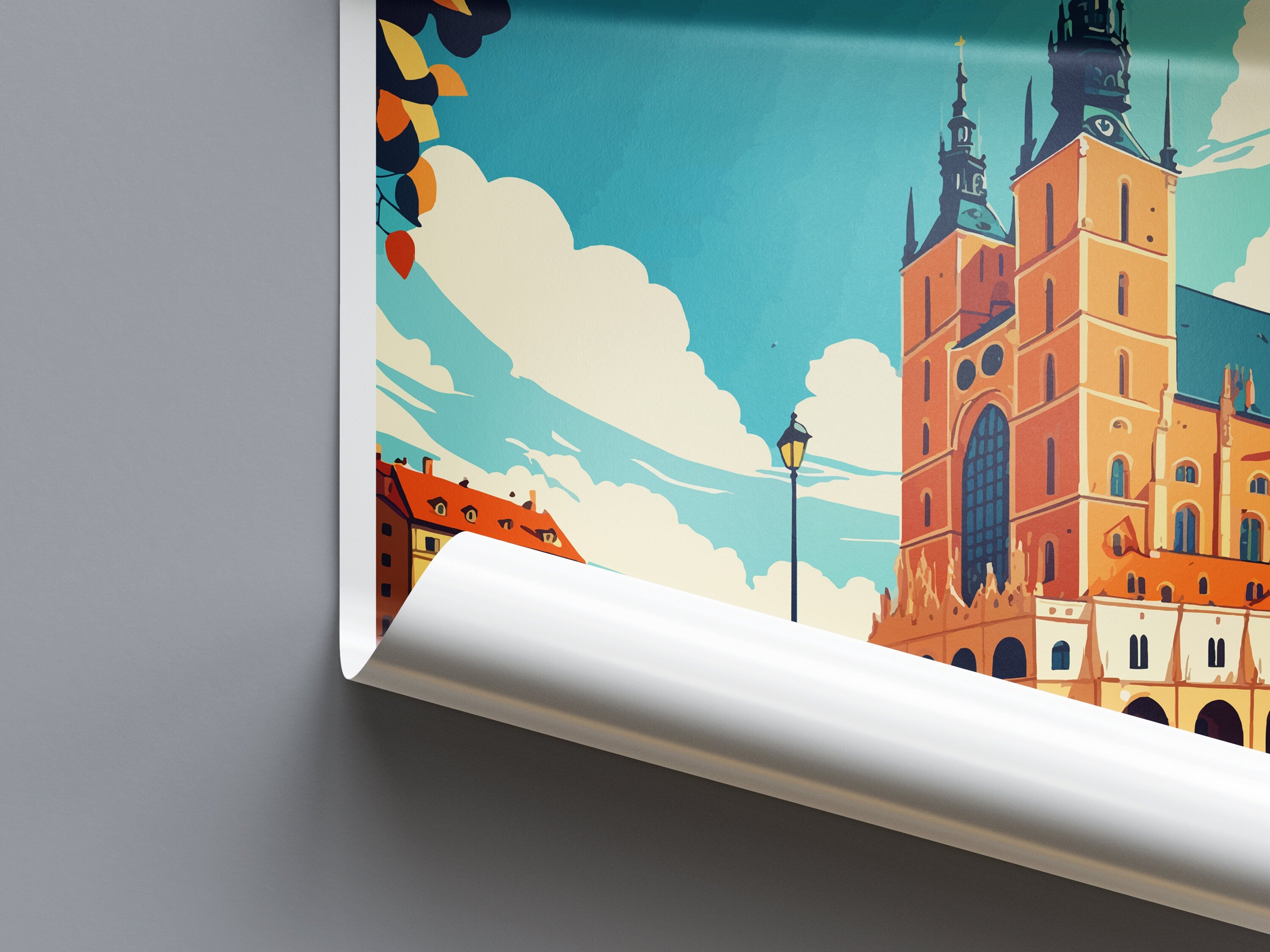 Krakow Travel Print