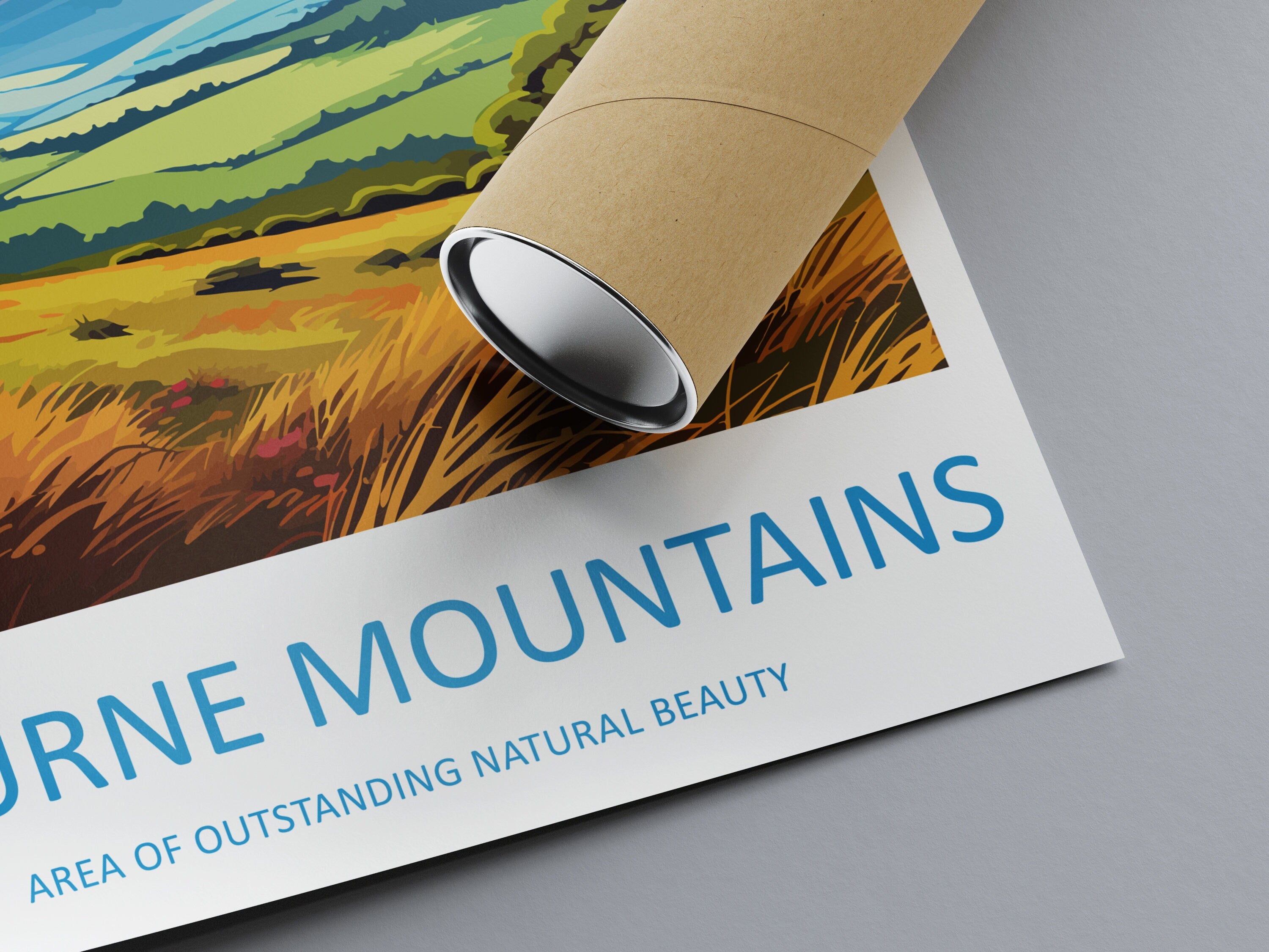 Mourne Mountains Travel Print