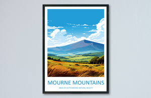 Mourne Mountains Travel Print