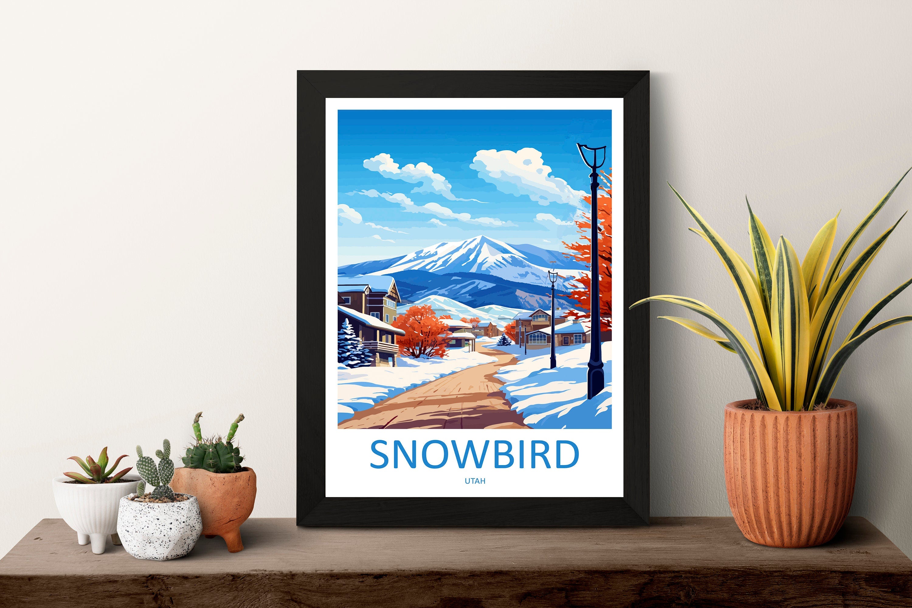 Snowbird Travel Print