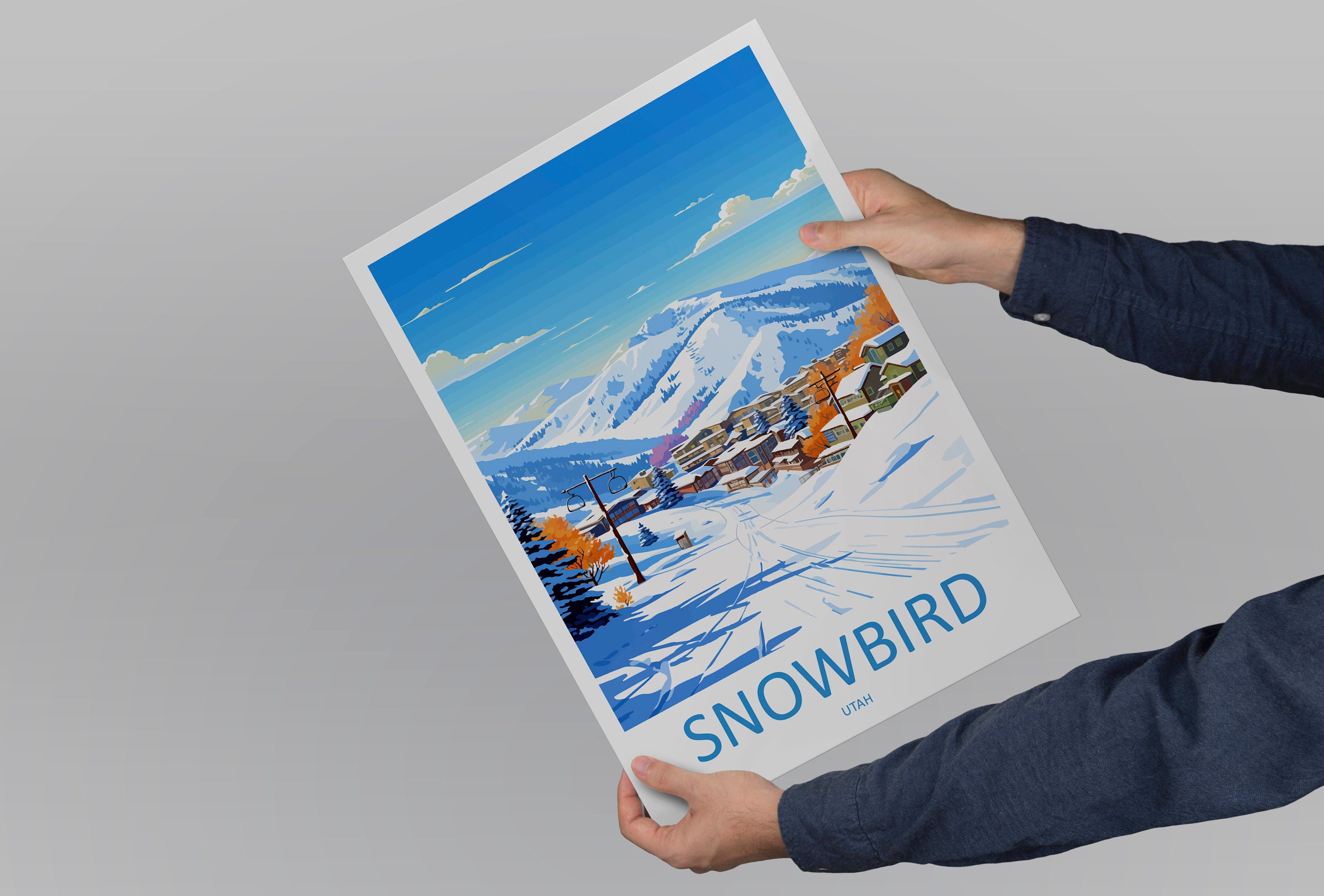 Snowbird Travel Print