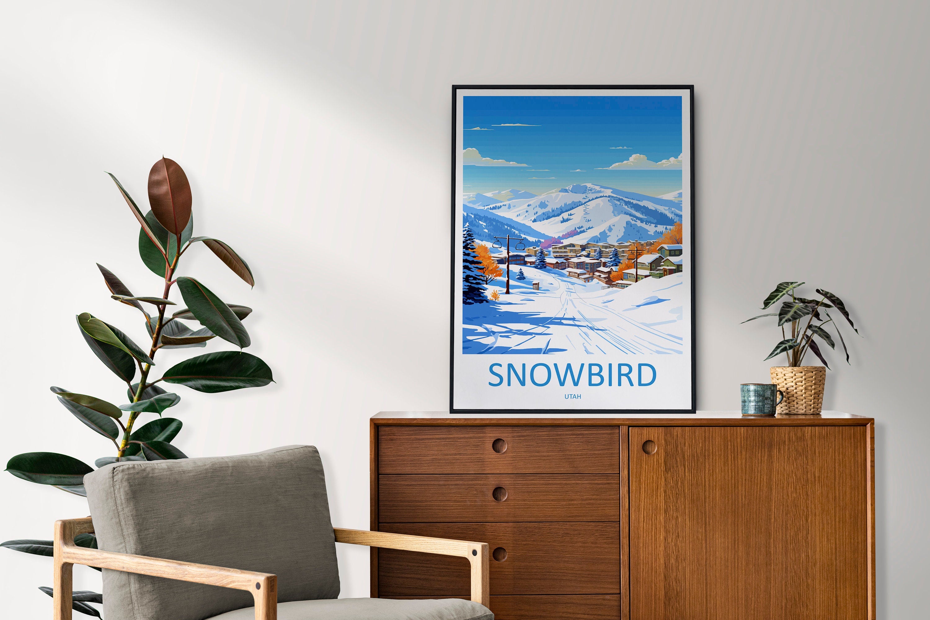 Snowbird Travel Print