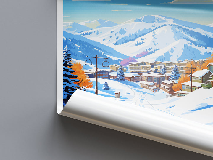 Snowbird Travel Print Wall Art Snowbird Wall Hanging Home Décor Snowbird Gift Art Lovers Utah Art Lover Gift Travel Posters Wall Art