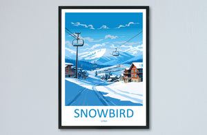 Snowbird Travel Print