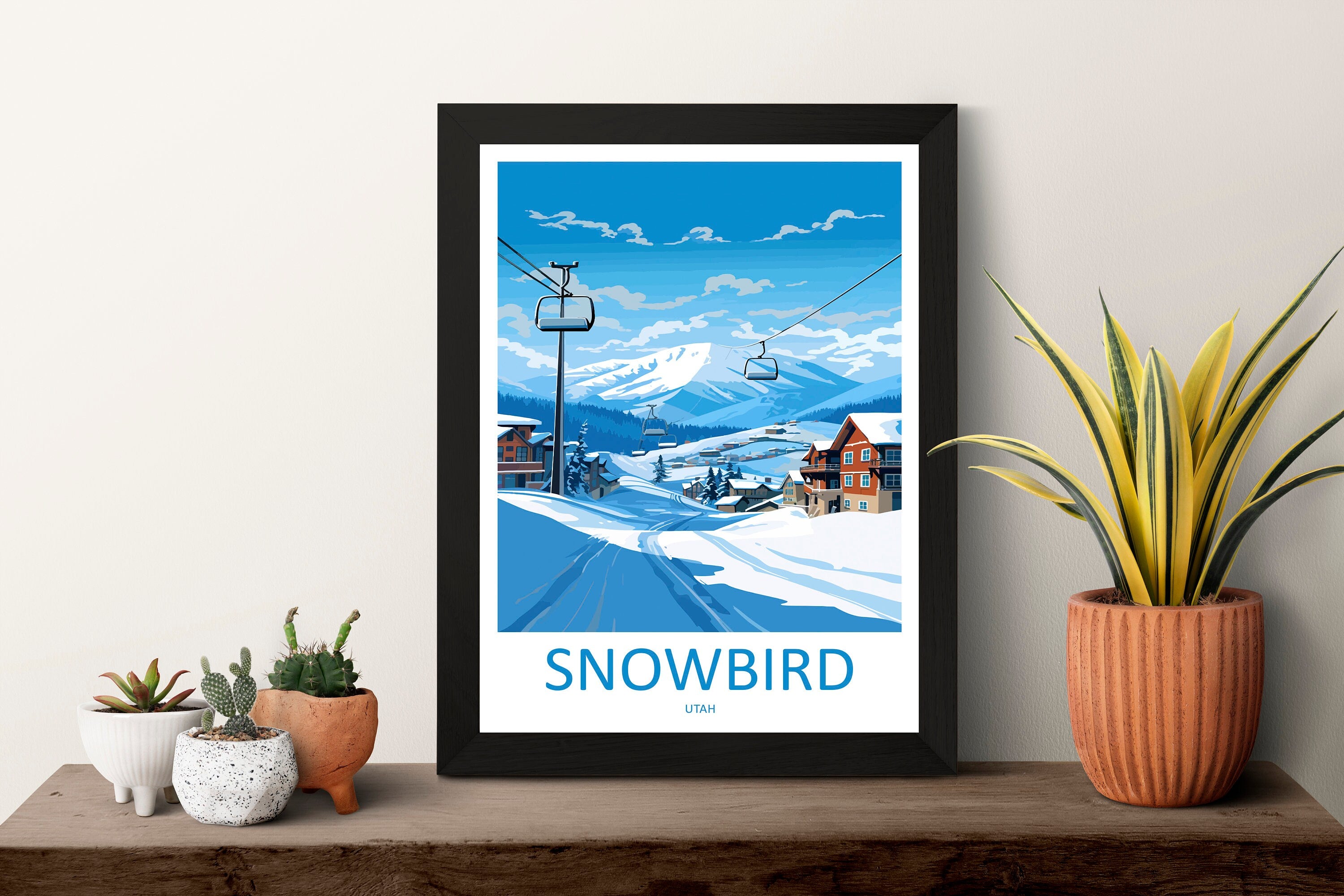 Snowbird Travel Print