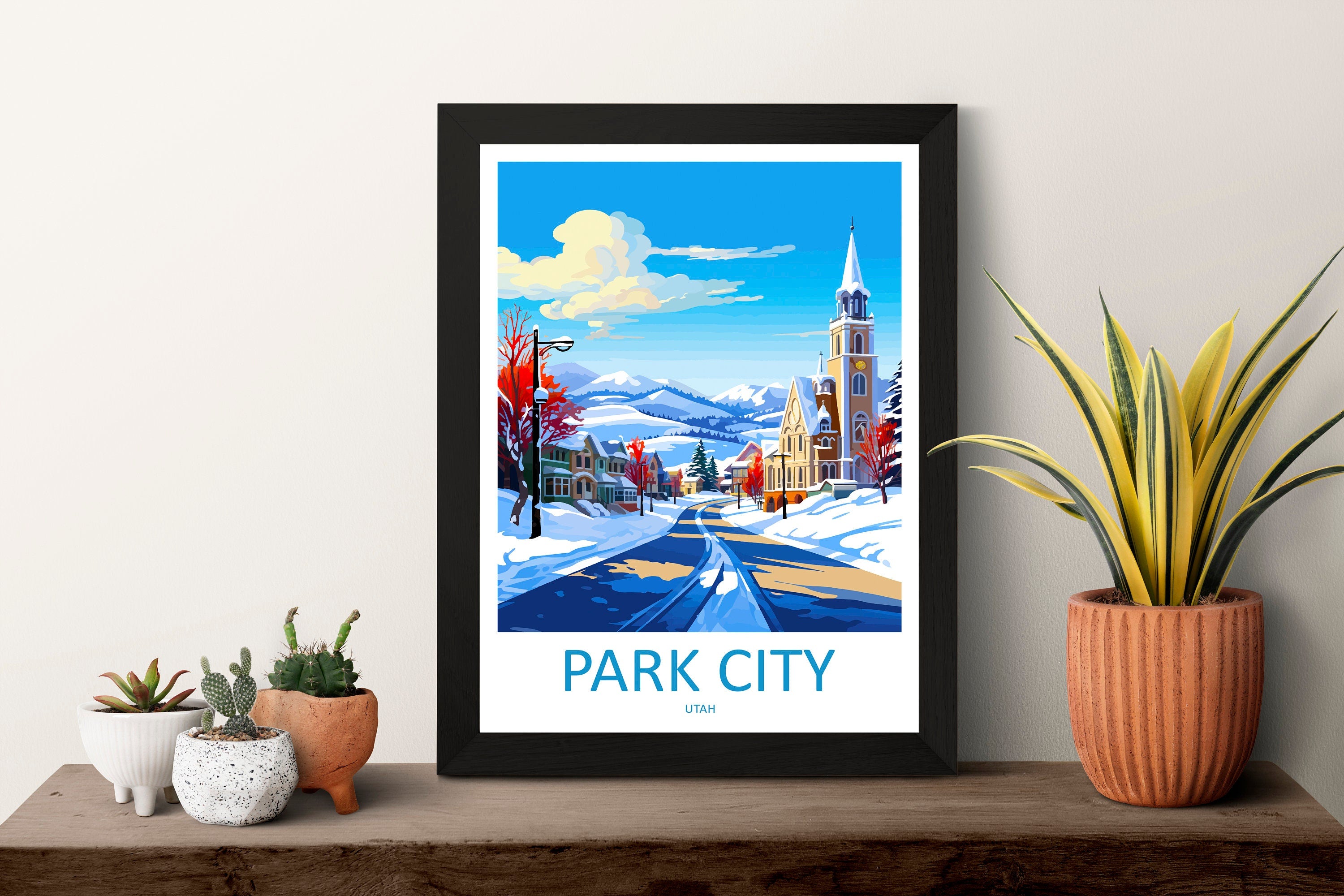 Park City Travel Print