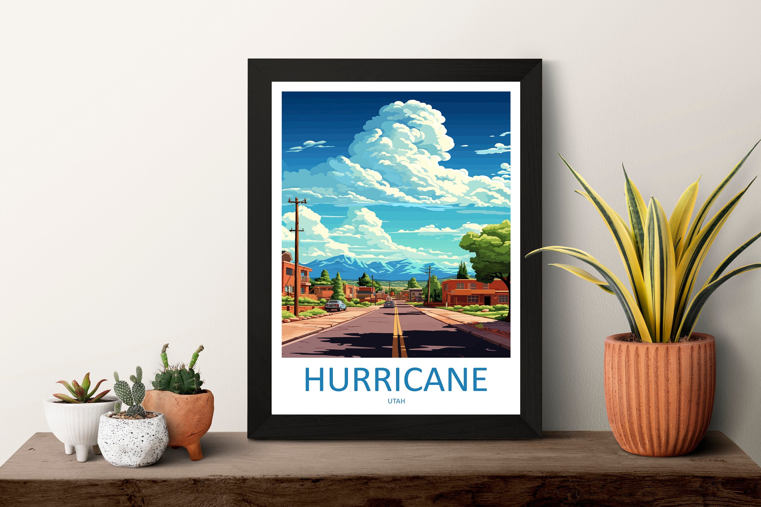 Hurricane Travel Print