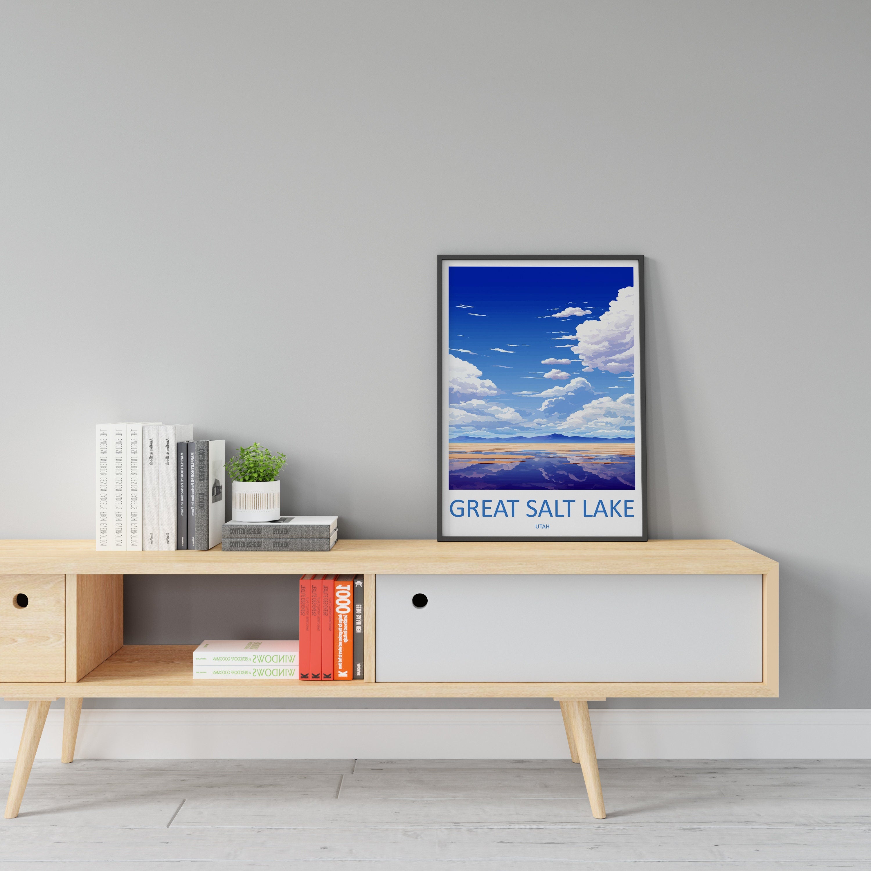 Great Salt Lake Travel Print