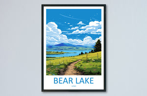 Bear Lake Travel Print