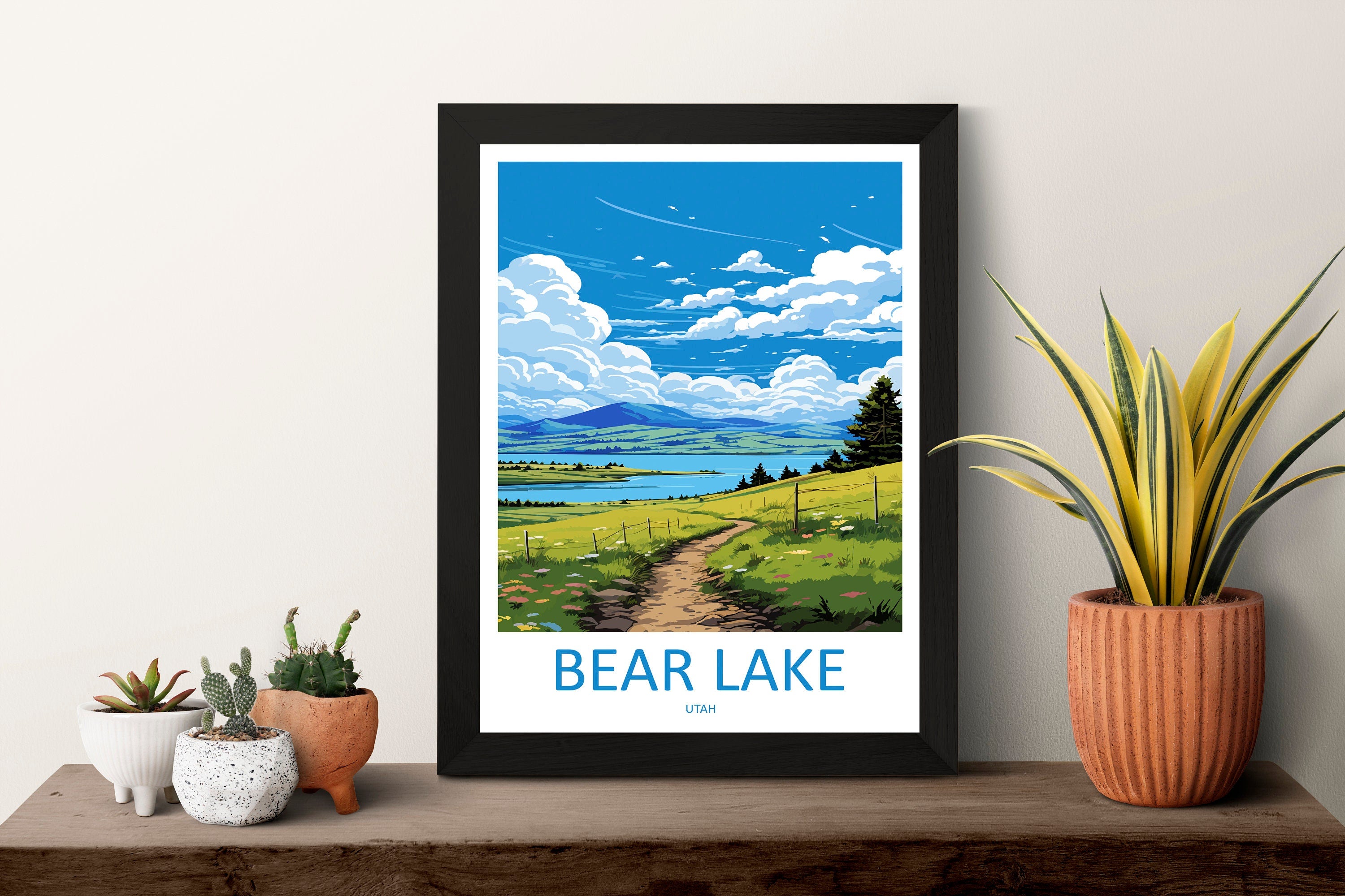 Bear Lake Travel Print