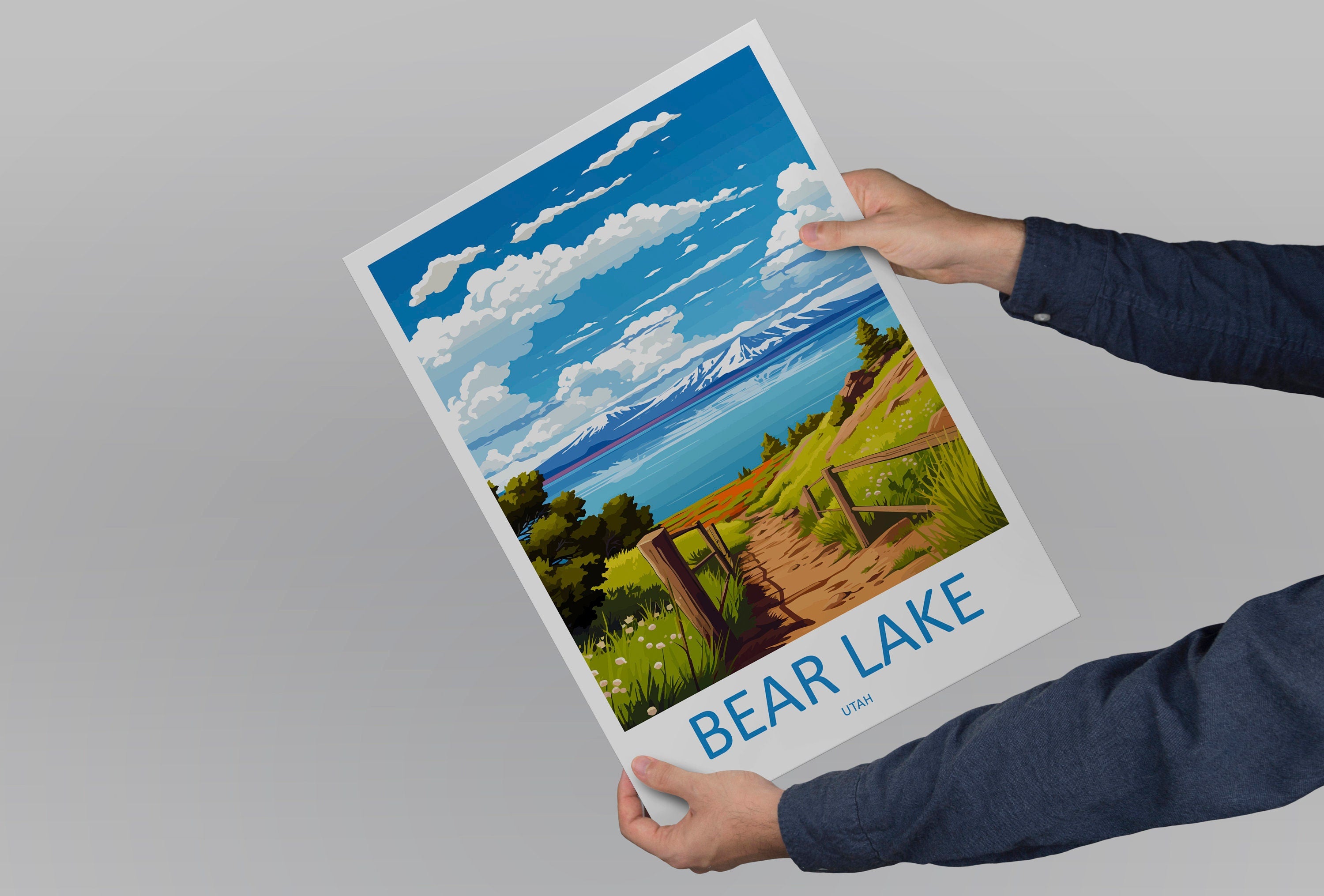 Bear Lake Travel Print