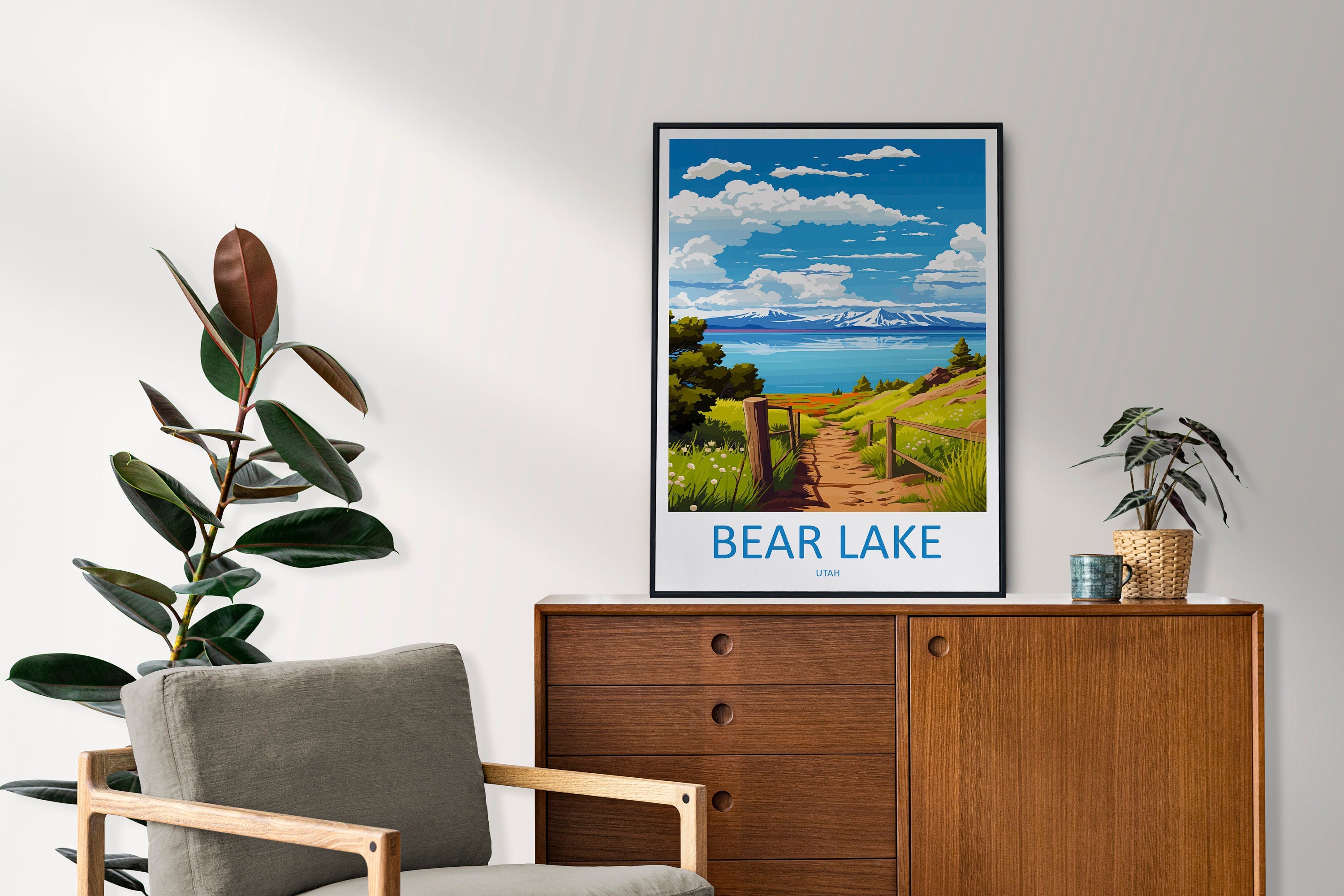 Bear Lake Travel Print