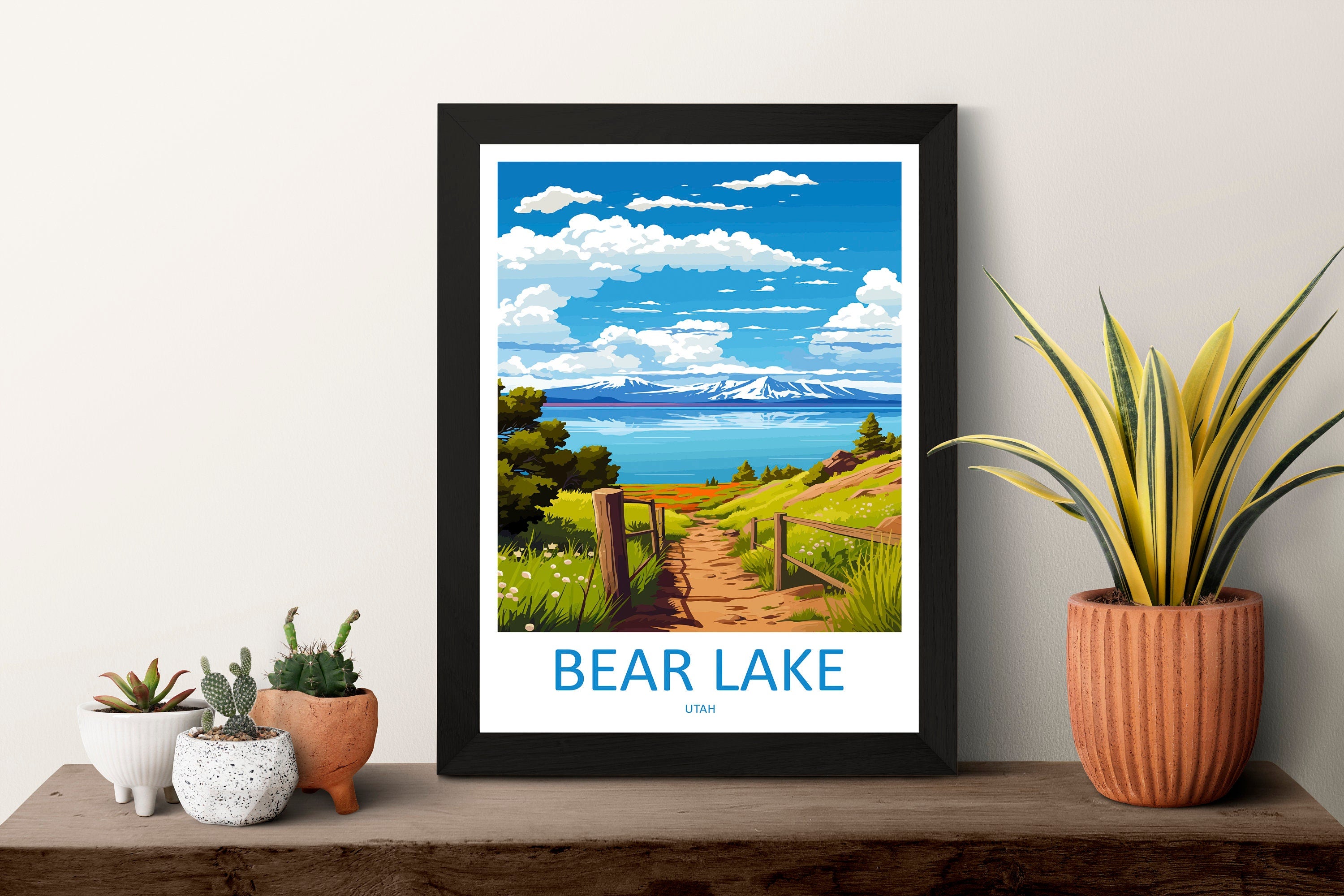 Bear Lake Travel Print