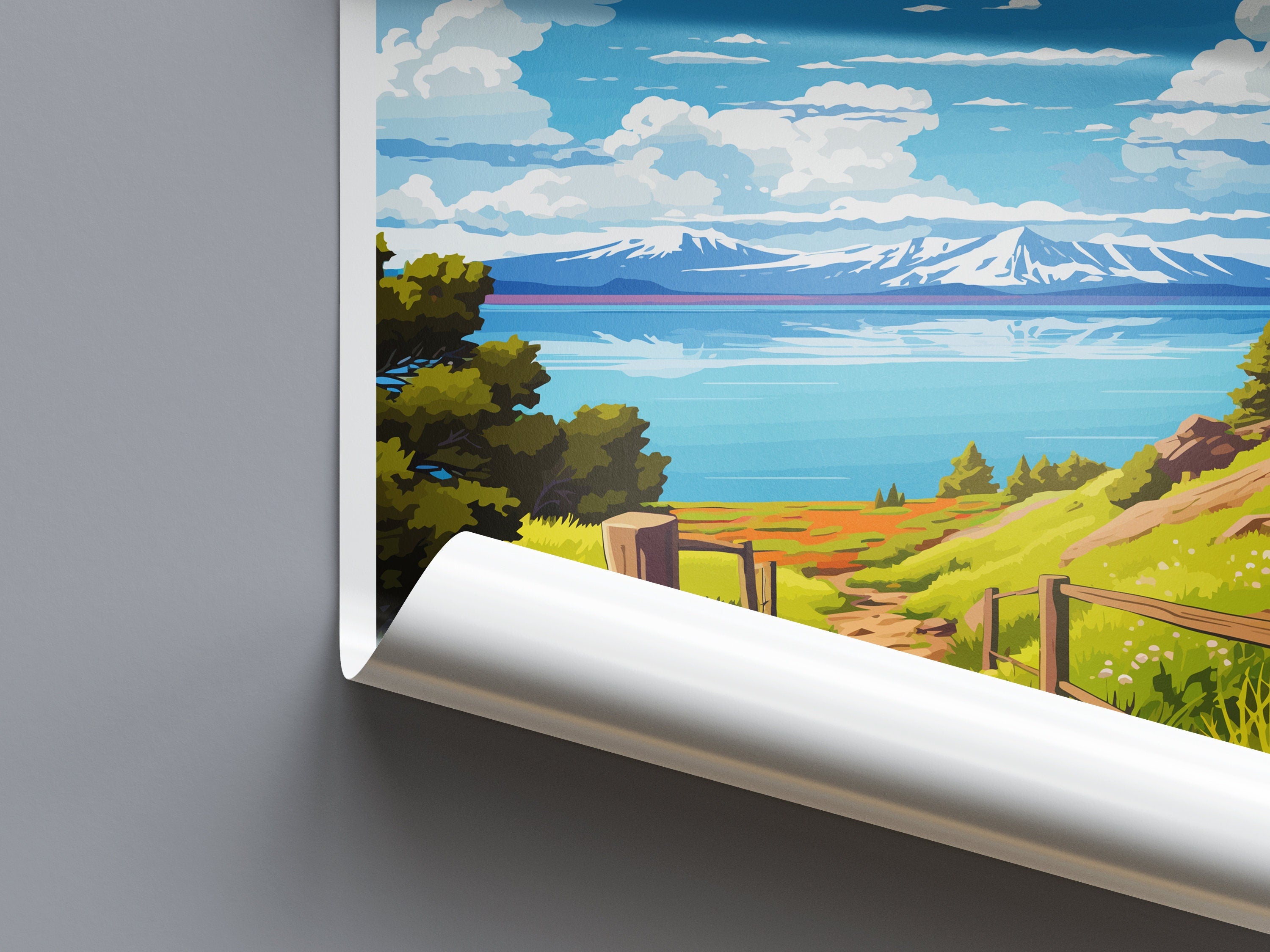 Bear Lake Travel Print