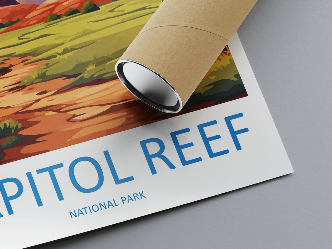 Capitol Reef National Park Travel Print Wall Art Capitol Reef National Park Wall Hanging Home Décor Capitol Reef National Park Art Lovers