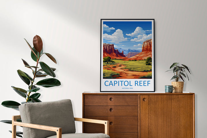 Capitol Reef National Park Travel Print Wall Art Capitol Reef National Park Wall Hanging Home Décor Capitol Reef National Park Art Lovers