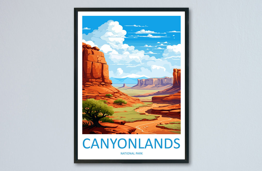 Canyonlands National Park Travel Print Wall Art Canyonlands National Park Wall Hanging Home Décor Canyonlands National Park Art Lovers