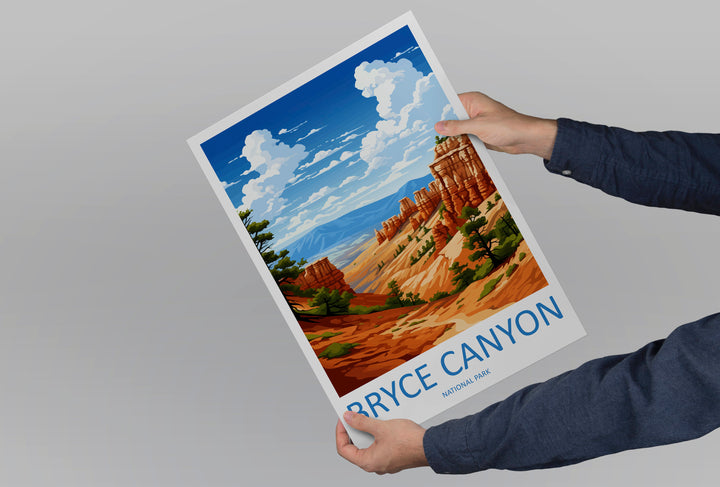 Bryce Canyon National Park Travel Print Wall Art Bryce Canyon National Park Wall Hanging Home Décor Bryce Canyon National Park Art Lovers