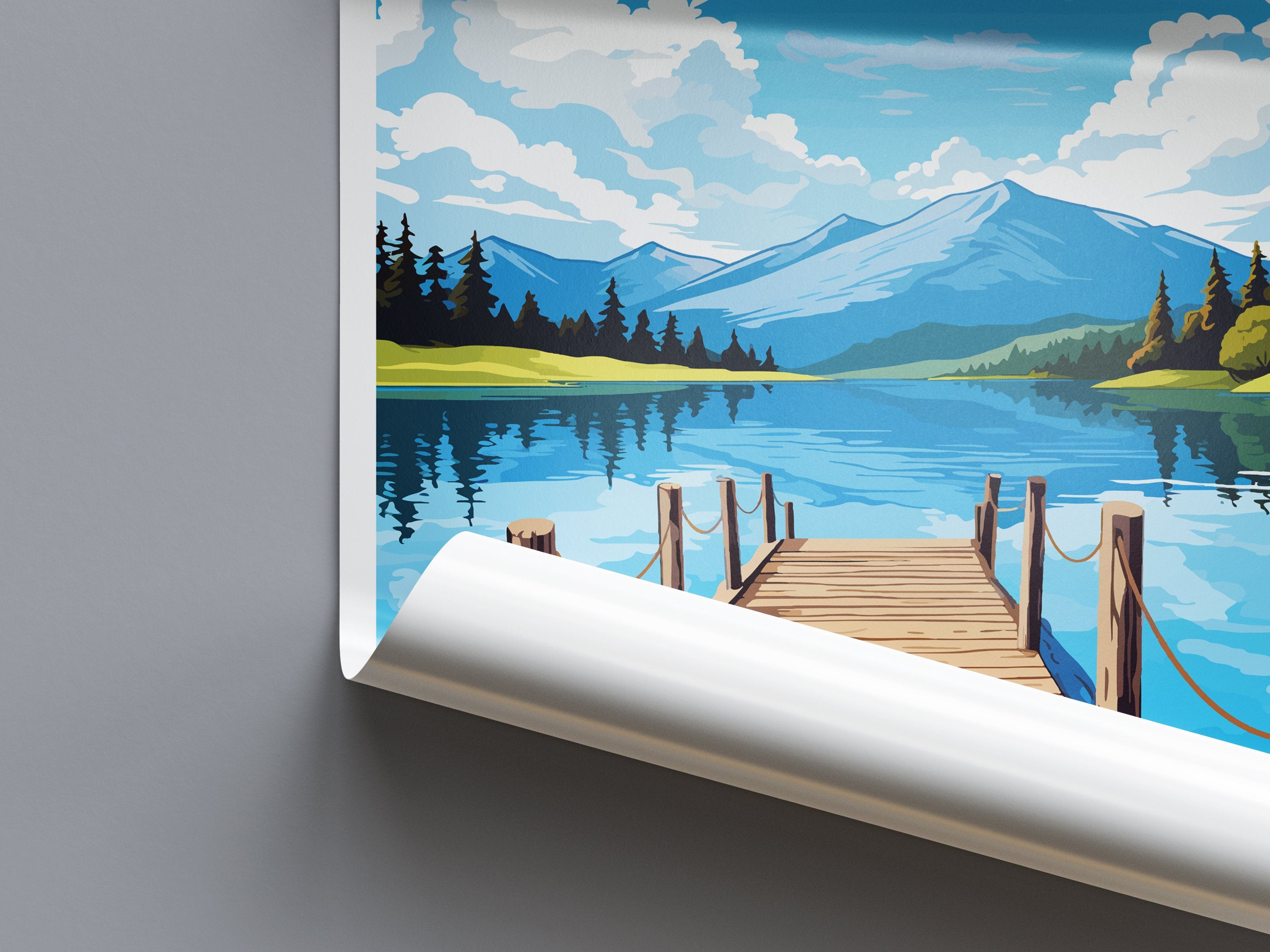 Lake Rotoiti Travel Print