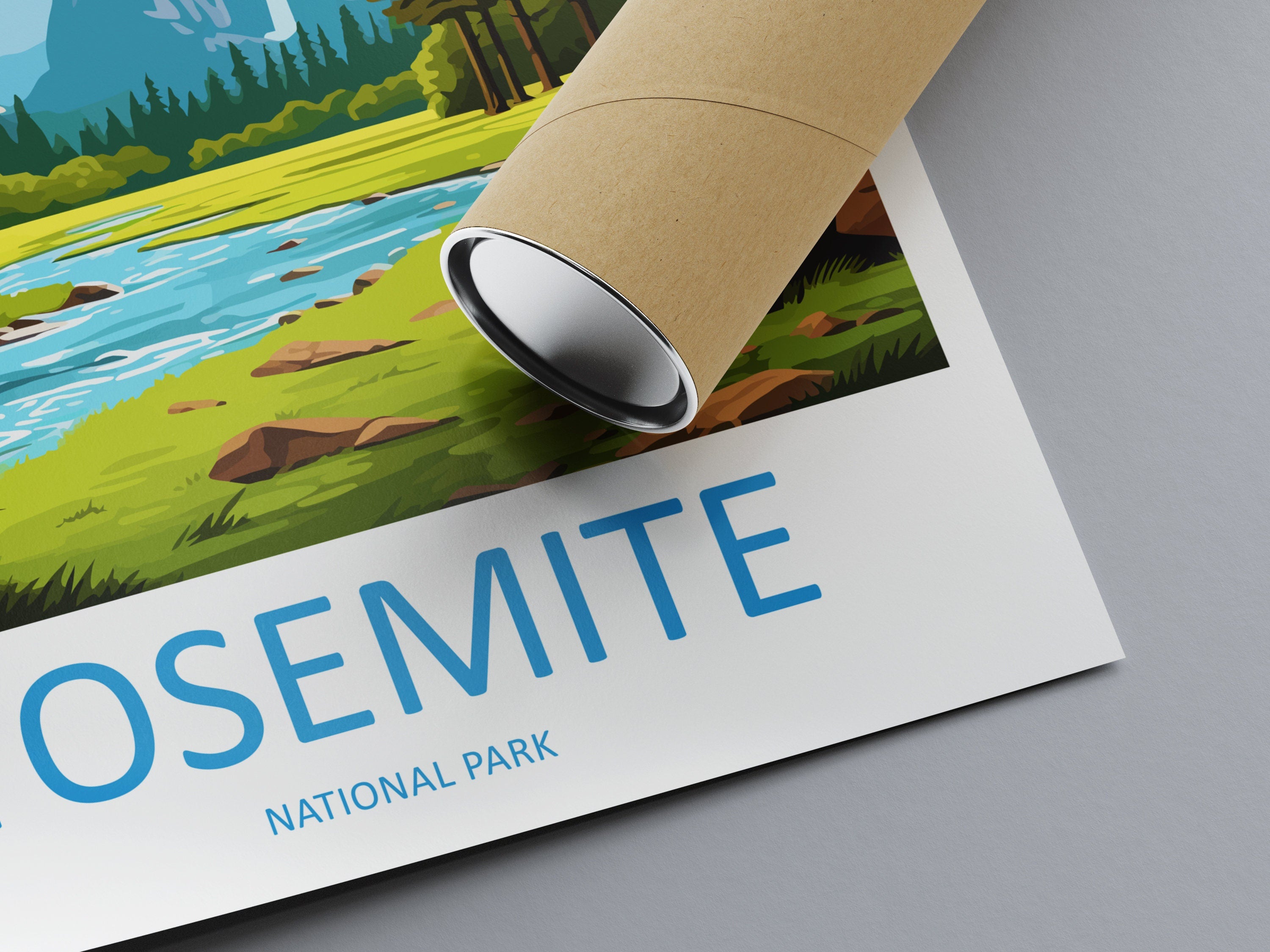 Yosemite Travel Print