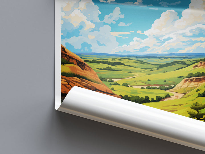 Theodore Roosevelt National Park Travel Print Wall Art Theodore Roosevelt National Park Wall Hanging Home Décor Theodore Roosevelt National