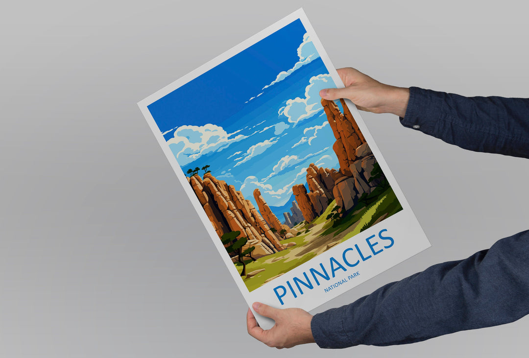 Pinnacles National Park Travel Print Wall Art Pinnacles Wall Hanging Home Décor Pinnacles Gift Art Lovers California Art Pinnacles Art Print
