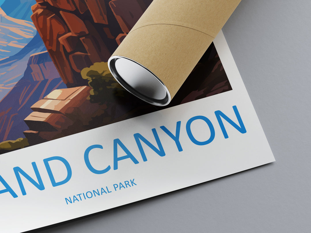 Grand Canyon National Park Travel Print Wall Art Grand Canyon Wall Hanging Home Décor Grand Canyon Gift Art Lovers Arizona Art Lover Gift