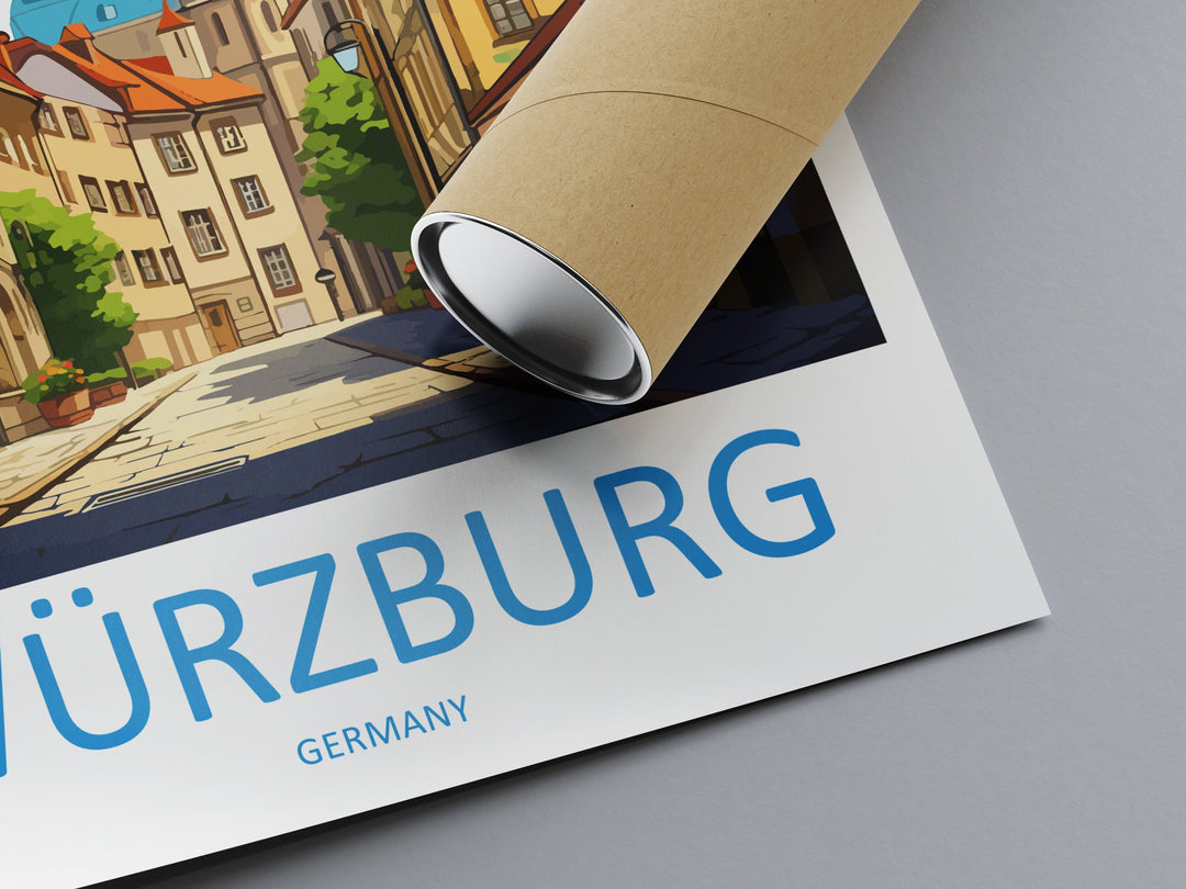 Würzburg Travel Print Wall Art Würzburg Wall Hanging Home Decor Würzburg Gift Art Lovers Wall Art Print Art Würzburg Germany