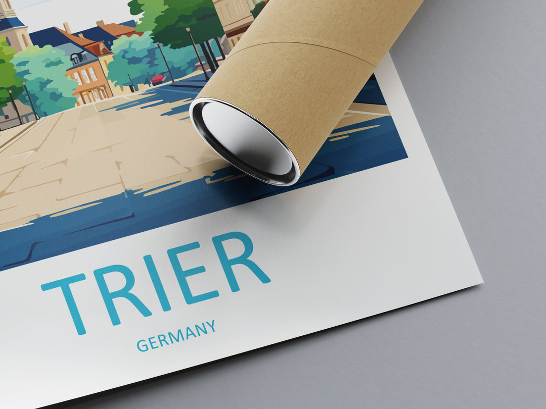 Trier Travel Print Wall Art Trier Wall Hanging Home Decor Trier Gift Art Lovers Wall Art Print Art Trier Germany