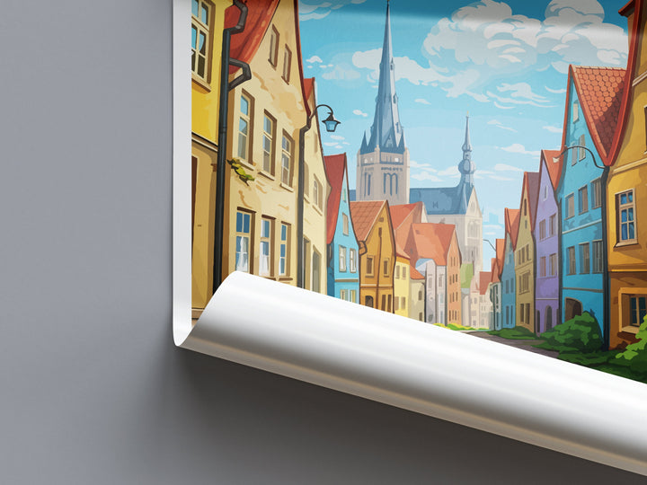 Rostock Travel Print Wall Art Rostock Wall Hanging Home Decor Rostock Gift Art Lovers Wall Art Print Art Rostock Germany