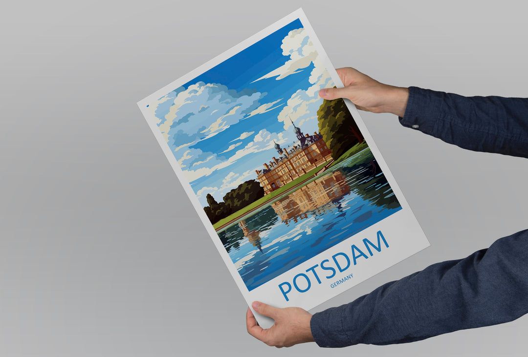 Potsdam Travel Print Wall Art Potsdam Wall Hanging Home Decor Potsdam Gift Art Lovers Wall Art Print Art Potsdam Germany
