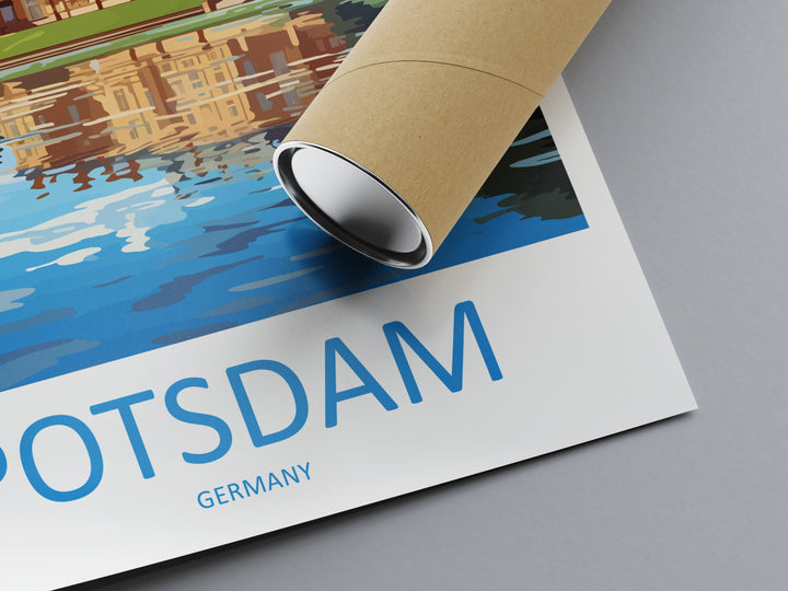 Potsdam Travel Print Wall Art Potsdam Wall Hanging Home Decor Potsdam Gift Art Lovers Wall Art Print Art Potsdam Germany