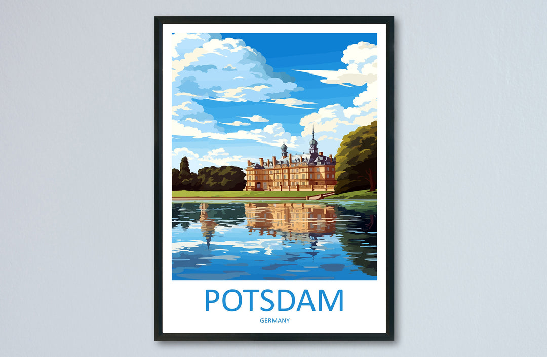 Potsdam Travel Print Wall Art Potsdam Wall Hanging Home Decor Potsdam Gift Art Lovers Wall Art Print Art Potsdam Germany