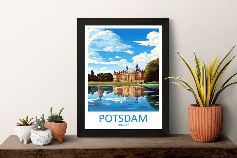 Potsdam Travel Print Wall Art Potsdam Wall Hanging Home Decor Potsdam Gift Art Lovers Wall Art Print Art Potsdam Germany
