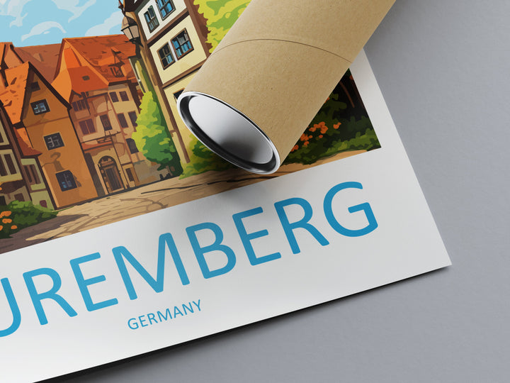 Nuremberg Travel Print Wall Art Nuremberg Wall Hanging Home Decoration Nuremberg Gift Art Lovers Wall Art Print Art Nuremberg Germany Poster