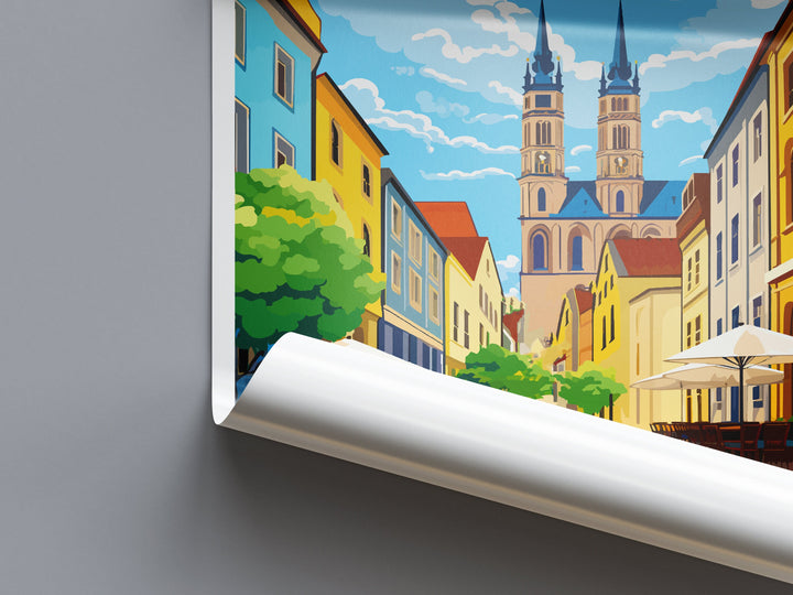 Magdeburg Travel Print Wall Art Magdeburg Wall Hanging Home Decoration Magdeburg Gift Art Lovers Wall Art Print Art Magdeburg Germany Poster