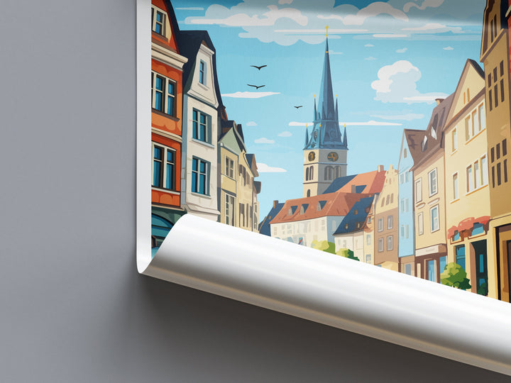 Koblenz Travel Print Wall Art Koblenz Wall Hanging Home Decoration Koblenz Gift Art Lovers Wall Art Print Art Koblenz Germany Poster