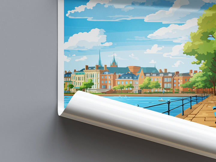 Kiel Travel Print Wall Art Kiel Wall Hanging Home Decoration Kiel Gift Art Lovers Wall Art Print Art Kiel Germany Poster