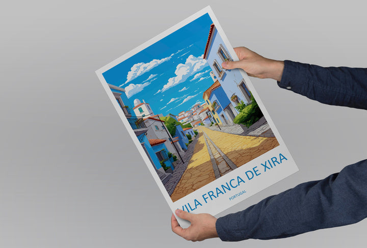 Vila Franca de Xira Travel Print Wall Art Vila Franca de Xira Wall Hanging Home Décor Vila Franca de Xira Gift Art Lovers Portugal Art Lover
