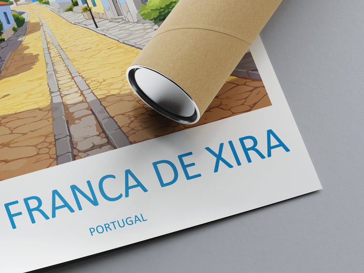 Vila Franca de Xira Travel Print Wall Art Vila Franca de Xira Wall Hanging Home Décor Vila Franca de Xira Gift Art Lovers Portugal Art Lover