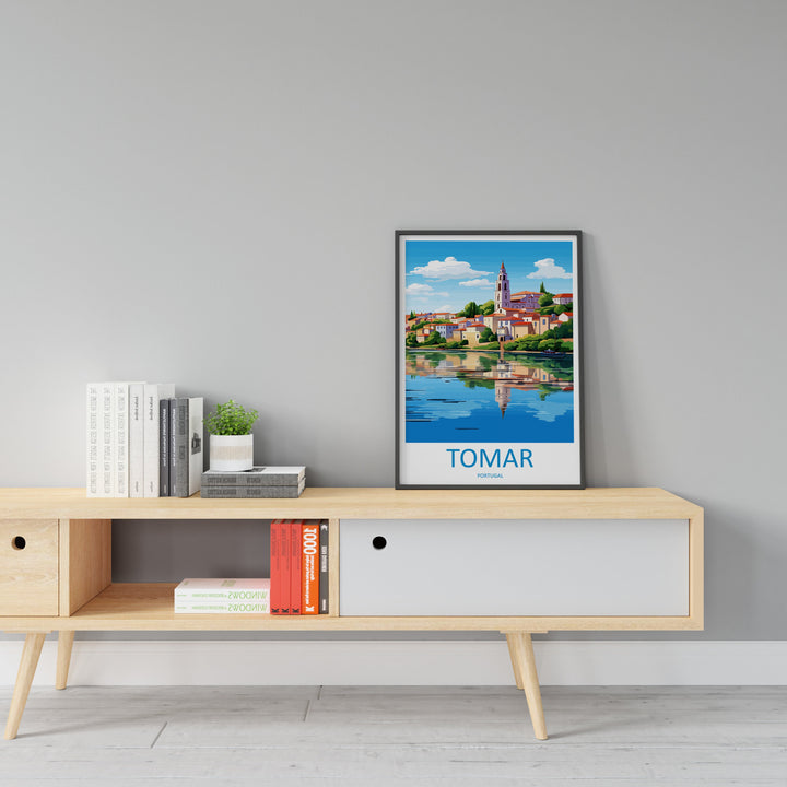 Tomar Travel Print Wall Art Tomar Wall Hanging Home Décor Tomar Gift Art Lovers Portugal Art Lover Gift Tomar Wall Décor