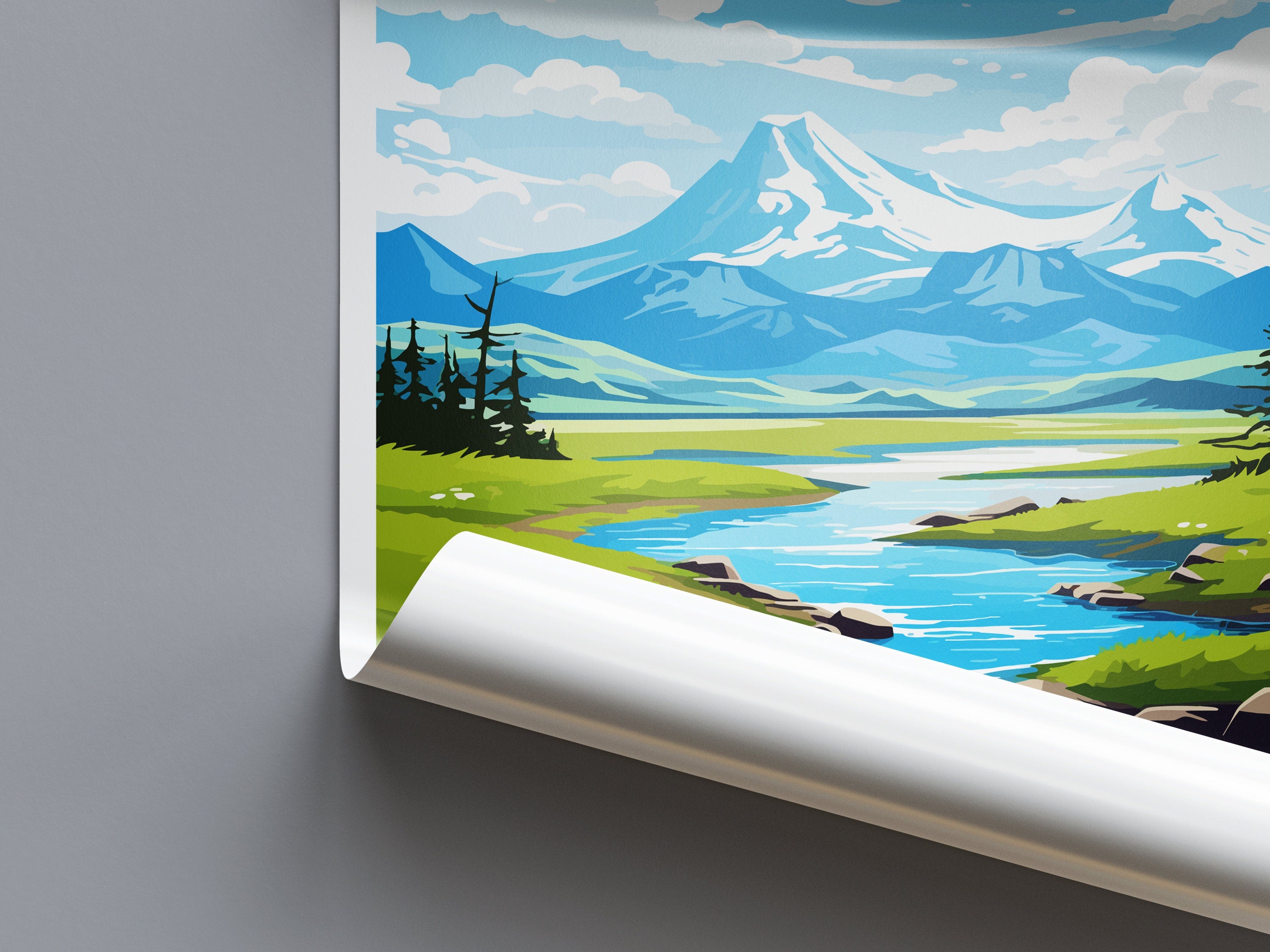 Katmai National Park Travel Print