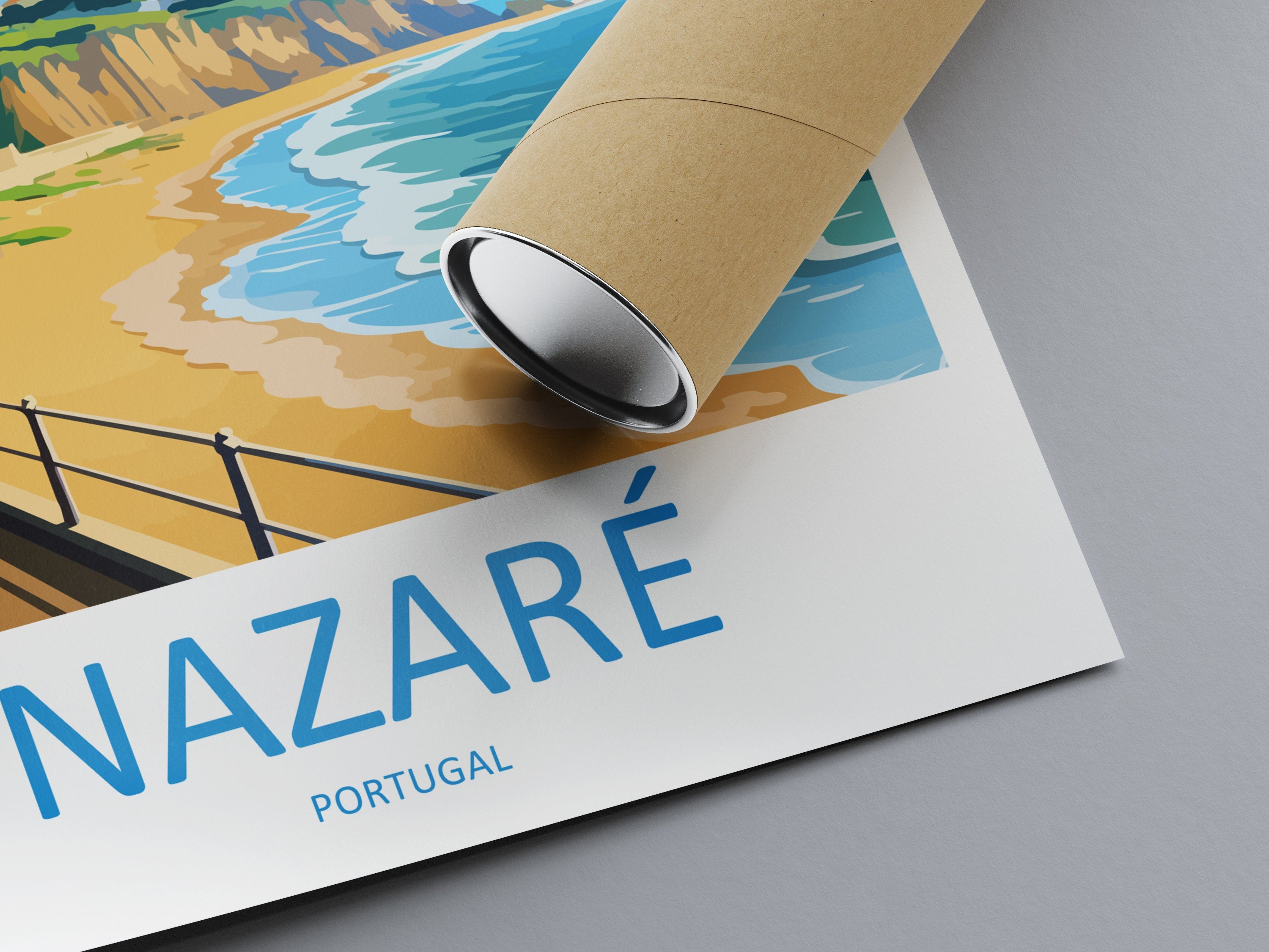 Nazare Travel Print