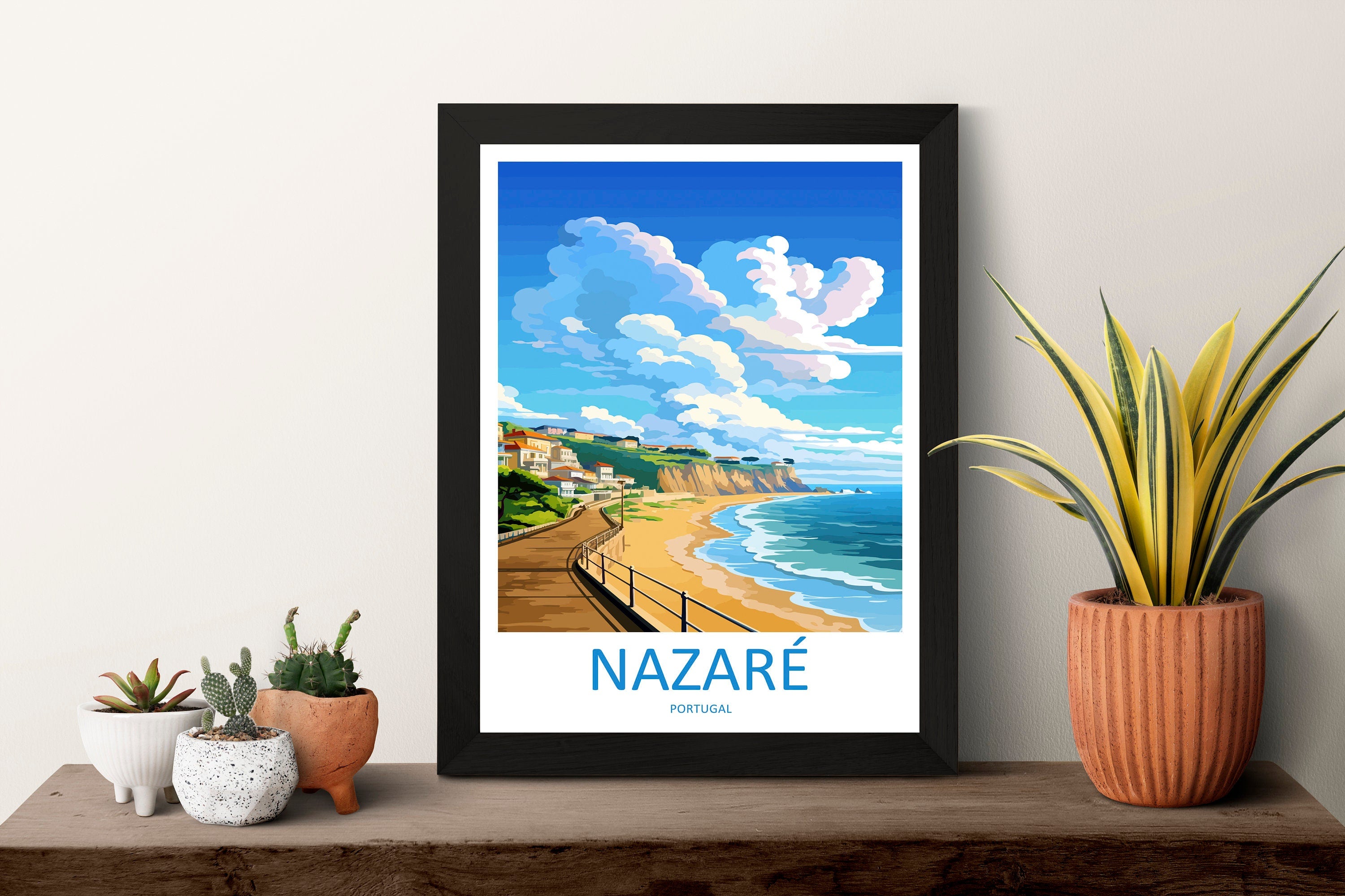 Nazare Travel Print