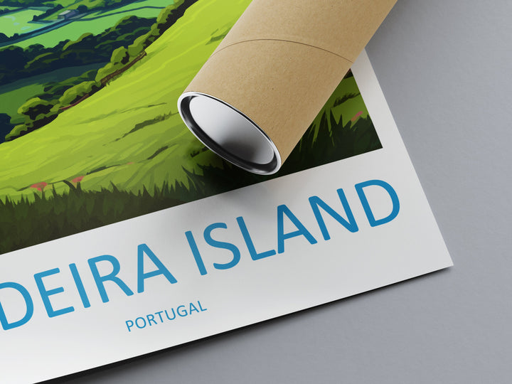 Madeira Travel Print Wall Art Madeira Wall Hanging Home Décor Madeira Gift Art Lovers Portugal Art Lover Gift Madeira Poster