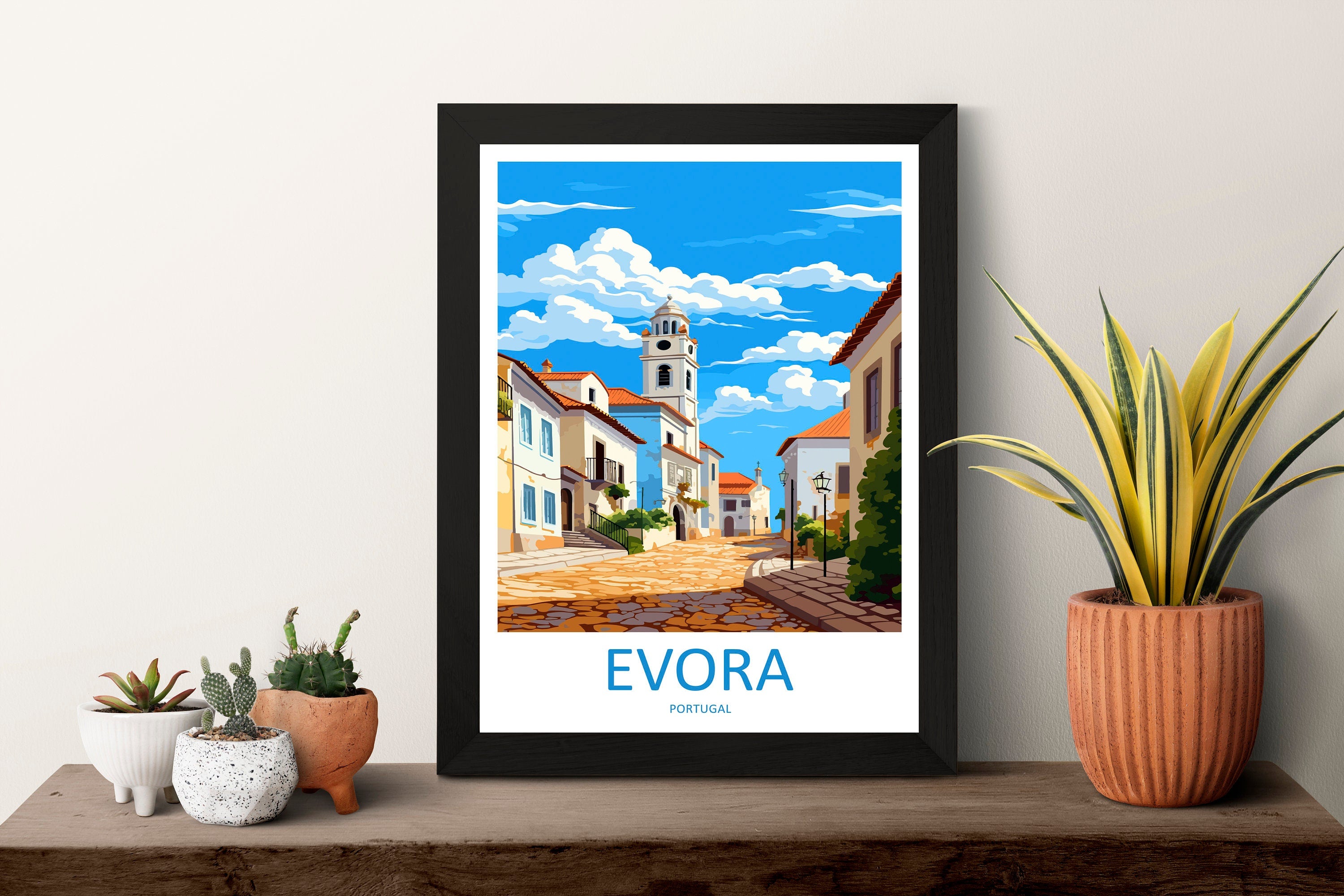 Evora Travel Print