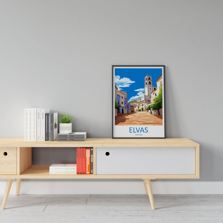 Elvas Travel Print Wall Art Elvas Wall Hanging Home Décor Elvas Gift Art Lovers Portugal Art Lover Gift Elvas Poster
