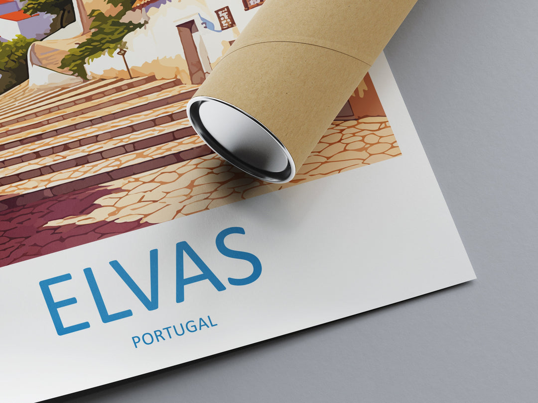 Elvas Travel Print Wall Art Elvas Wall Hanging Home Décor Elvas Gift Art Lovers Portugal Art Lover Gift Elvas Poster