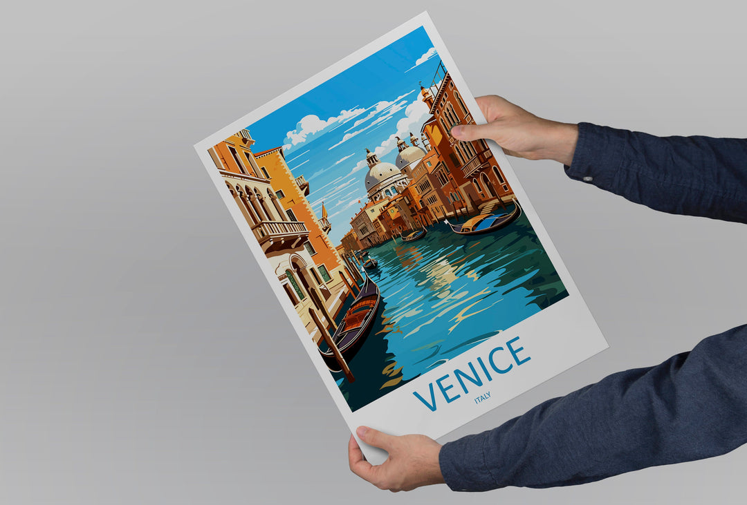 Venice Travel Print Wall Art Venice Italy Wall Hanging Home Decoration Venice Gift Art Lovers Wall Art Print Venice Italy St. Mark's Square