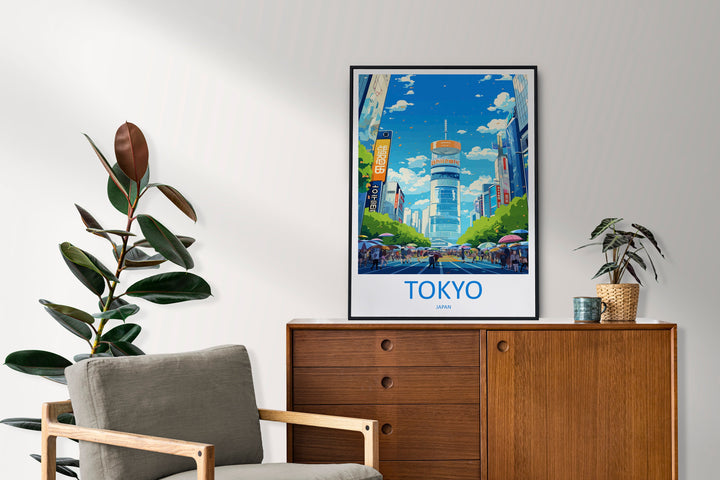 Japan Travel Print Wall Art Japan Wall Hanging Home Décor Japan Gift Art Lovers Tokyo Art Lover Gift Tokyo Travel Gift